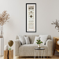 Historic Framed Print, 5th annual tour B.A. Bambers Dime Show travels art history astronomy fun electricity : grand stereoptical dissolving views : scenes in many lands.,  17-7/8" x 21-7/8"