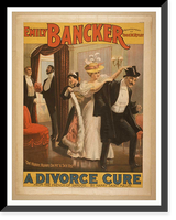 Historic Framed Print, A divorce cure from the French of Sardou by Harry Saint Maur.,  17-7/8" x 21-7/8"
