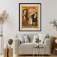 Historic Framed Print, A divorce cure from the French of Sardou by Harry Saint Maur.,  17-7/8" x 21-7/8"
