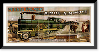 Historic Framed Print, A mile a minute - 2,  17-7/8" x 21-7/8"