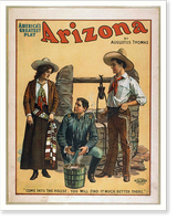 Historic Framed Print, Arizona Americas greatest play. - 4,  17-7/8" x 21-7/8"