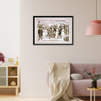 Historic Framed Print, Barney Gilmore in the great comedy drama Kidnapped in New York by Howard Hall.,  17-7/8" x 21-7/8"