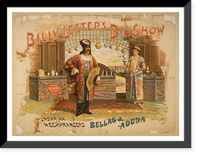 Historic Framed Print, Billy Lesters Big Show,  17-7/8" x 21-7/8"