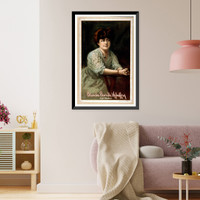 Historic Framed Print, Blanche Berndt Mehaffey soprano,  17-7/8" x 21-7/8"