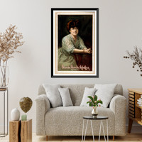 Historic Framed Print, Blanche Berndt Mehaffey soprano,  17-7/8" x 21-7/8"