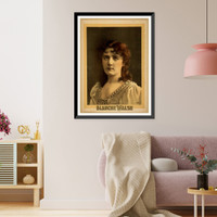 Historic Framed Print, Blanche Walsh,  17-7/8" x 21-7/8"