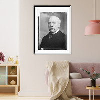 Sir F.L. Bertie, portrait bust, Historic Print