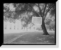 Historic Framed Print, [White House entrance, Washington, D.C.],  17-7/8" x 21-7/8"