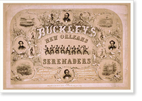 Historic Framed Print, Buckleys New Orleans Serenaders who have appeared with great success in the following countries England Ireland Scotland Wales Mexico California & principal cities of the United States.,  17-7/8" x 21-7/8"