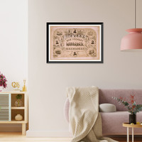 Historic Framed Print, Buckleys New Orleans Serenaders who have appeared with great success in the following countries England Ireland Scotland Wales Mexico California & principal cities of the United States.,  17-7/8" x 21-7/8"