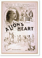 Historic Framed Print, Carl A. Haswin and his company in A lions heart,  17-7/8" x 21-7/8"