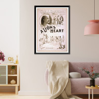 Historic Framed Print, Carl A. Haswin and his company in A lions heart,  17-7/8" x 21-7/8"