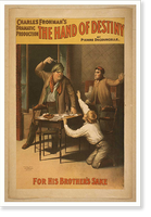 Historic Framed Print, Charles Frohmans dramatic production The hand of destiny by Pierre Decourcelle. - 3,  17-7/8" x 21-7/8"