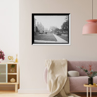 Historic Framed Print, [Western Boulevard, Detroit, Mich.],  17-7/8" x 21-7/8"