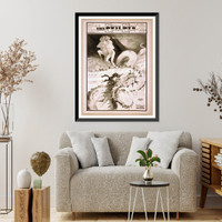 Historic Framed Print, Chas. H. Yales fantastic spectacle The evil eye or The many merry mishaps of Nid and the weird wonderful wanderings of Nod - 15,  17-7/8" x 21-7/8"