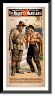 Historic Framed Print, David Belascos romantic play The heart of Maryland - 2,  17-7/8" x 21-7/8"