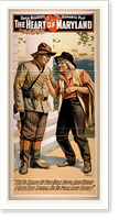 Historic Framed Print, David Belascos romantic play The heart of Maryland - 2,  17-7/8" x 21-7/8"