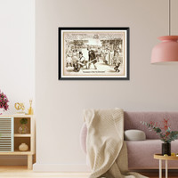 Historic Framed Print, Fisher Carroll in a slap-bang absurdity The Lobster - 2,  17-7/8" x 21-7/8"