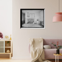 Historic Framed Print, [The Old kitchen fireplace, Mt. Vernon, Va.],  17-7/8" x 21-7/8"