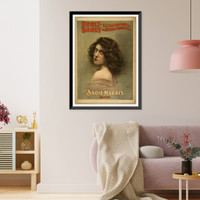 Historic Framed Print, Hurly-Burly Extravaganza and Refined Vaudeville - 8,  17-7/8" x 21-7/8"