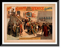 Historic Framed Print, Imre Kiralfys grand historic spectacle Venice the bride of the sea at Olympia - 3,  17-7/8" x 21-7/8" Historic Framed Print, Imre Kiralfys grand historic spectacle Venice the bride of the sea at Olympia - 3,  17-7/8" x 21-7/8"