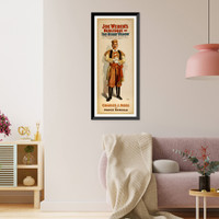 Historic Framed Print, Joe Webers burlesque of The merry widow by arrangement with Henry W. Savage ; original music by Franz Lehar ; book by Geo. V. Hobart ; staged by Julian Mitchell.,  17-7/8" x 21-7/8"