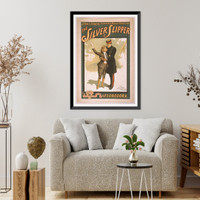 Historic Framed Print, John C. Fishers stupendous musical production The silver slipper by Owen Hall & Leslie Stuart authors of Florodora.,  17-7/8" x 21-7/8"