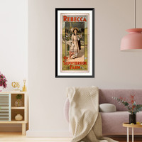 Historic Framed Print, Klaw & Erlangers production Rebecca of Sunnybrook Farm by Kate Douglas Wiggin and Charlotte Thompson.,  17-7/8" x 21-7/8"