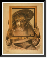 Historic Framed Print, Lizzie Evans,  17-7/8" x 21-7/8"