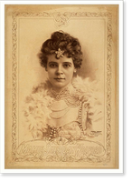 Historic Framed Print, Mamie Sheridan Wolford,  17-7/8" x 21-7/8"