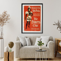 Historic Framed Print, Marguerita Sylva in Kirke La Shelles elaborate opera comique production The Princess Chic book by Kirke La Shelle music by Julian Edwards.,  17-7/8" x 21-7/8"