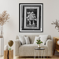 Historic Framed Print, Mark Twains Puddnhead Wilson dramatized by Frank Mayo.,  17-7/8" x 21-7/8"