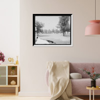 Historic Framed Print, [Gamble Hill Park and Pratt's Castle, Richmond, Va.],  17-7/8" x 21-7/8"