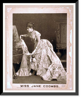 Historic Framed Print, Miss Jane Coombs,  17-7/8" x 21-7/8"