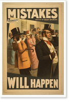 Historic Framed Print, Mistakes will happen written by Grant Stewart. - 2,  17-7/8" x 21-7/8"