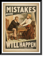 Historic Framed Print, Mistakes will happen written by Grant Stewart. - 4,  17-7/8" x 21-7/8"