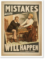 Historic Framed Print, Mistakes will happen written by Grant Stewart. - 4,  17-7/8" x 21-7/8"