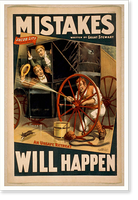 Historic Framed Print, Mistakes will happen written by Grant Stewart. - 5,  17-7/8" x 21-7/8"