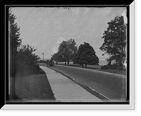 Historic Framed Print, [Lake Drive, Grosse Pointe, Mich.],  17-7/8" x 21-7/8"