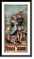 Historic Framed Print, Pirates of Penzance,  17-7/8" x 21-7/8"