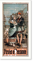 Historic Framed Print, Pirates of Penzance,  17-7/8" x 21-7/8"