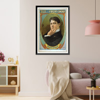 Historic Framed Print, Ralph Stuart in his great success By right of sword,  17-7/8" x 21-7/8"