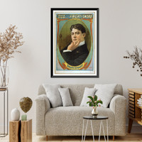 Historic Framed Print, Ralph Stuart in his great success By right of sword,  17-7/8" x 21-7/8"