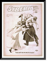 Historic Framed Print, Siberia written by Bartley Campbell. - 6,  17-7/8" x 21-7/8"