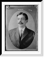 N.H. Arnold, cameo portrait, Antique Poster