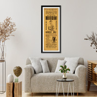 Historic Framed Print, Special starring record engagement of the worlds famous jail breaker Houdini the only and original handcuff king.,  17-7/8" x 21-7/8"