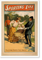 Historic Framed Print, Sporting life written by Cecil Raleigh & Seymour Hicks. - 2,  17-7/8" x 21-7/8"