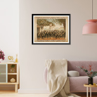 Historic Framed Print, The celebrated Spanish Students with Abbeys Humpty Dumpty Combination,  17-7/8" x 21-7/8"