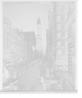 Historic Framed Print, [Broadway, north from Cortlandt Street, New York, N.Y.],  17-7/8" x 21-7/8"