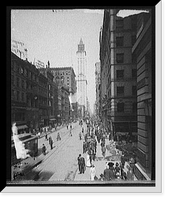 Historic Framed Print, [Broadway, north from Cortlandt Street, New York, N.Y.],  17-7/8" x 21-7/8"